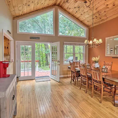 Rustic Red Cabin With Deck In Maggie Valley Club!